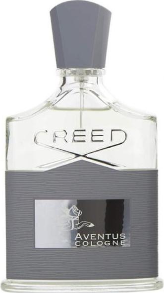 Flacon Creed Aventus Cologne woda perfumowana męska 100ml na białym tle z eleganckim opakowaniem marki Creed w luksusowym stylu