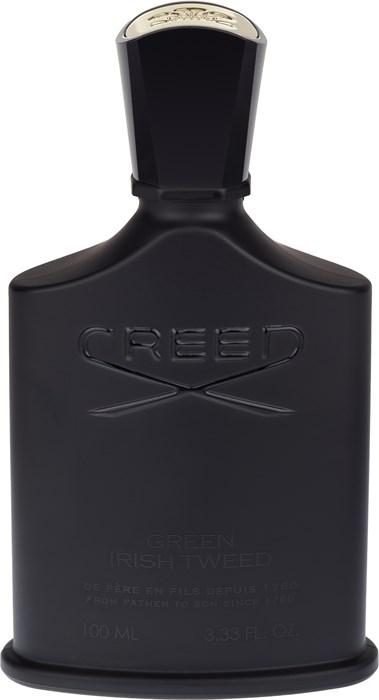 Flacon perfum Creed Green Irish Tweed woda perfumowana męska 100ml z eleganckim opakowaniem na białym tle, luksusowy zapach marki Creed