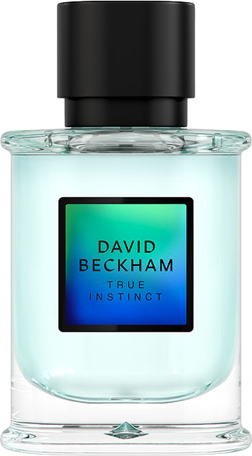 Flacon wody perfumowanej David Beckham True Instinct 50ml dla mężczyzn w eleganckim opakowaniu na białym tle