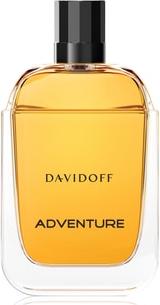 Davidoff Adventure woda toaletowa 100ml dla mężczyzn - flacon z korzenno-drzewnym zapachem na białym tle z eleganckim opakowaniem marki