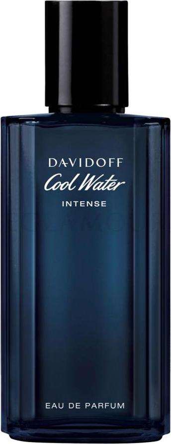 Davidoff Cool Water Intense woda perfumowana 75ml w eleganckim granatowo-czarnym flakonie na białym tle z logo marki Davidoff