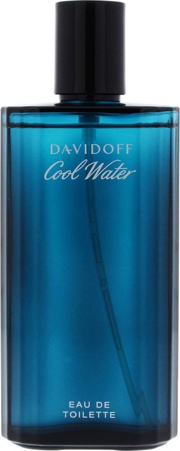 Davidoff Cool Water woda toaletowa 75 ml - flacon kultowych męskich perfum z aromatyczno-wodną kompozycją na białym tle