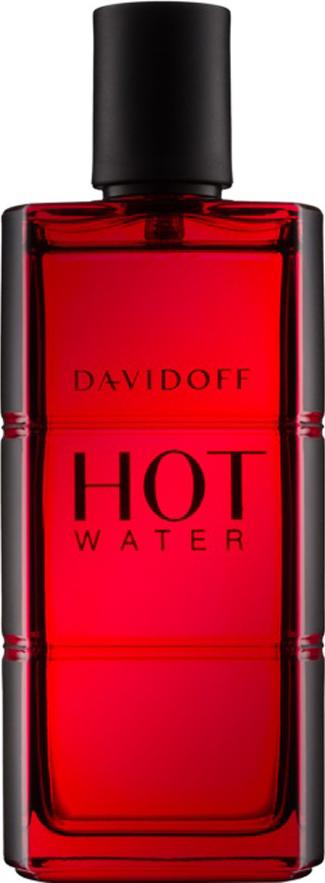 Davidoff Hot Water woda toaletowa 110ml dla mężczyzn - elegancki flakon perfum na białym tle z logo marki Davidoff i nazwą produktu