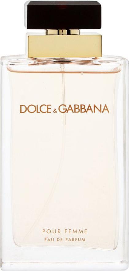 Elegancki flakon perfum Dolce&Gabbana Pour Femme Intense woda perfumowana 100ml na białym tle z luksusowym opakowaniem marki