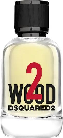 Flakon perfum DSQUARED2 TWO WOOD woda toaletowa unisex z jesionowym korkiem na białym tle - intensywny zapach z nutami cedrowymi