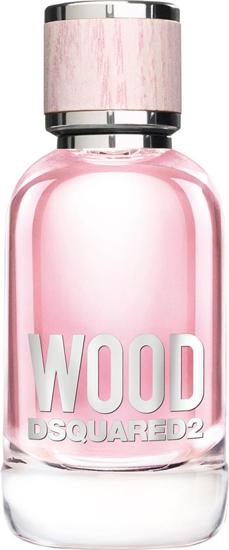 Dsquared2 Wood for Femme woda toaletowa 50ml w różowym flakonie - drzewno-wodne perfumy dla kobiet z nutami mandarynki i jaśminu