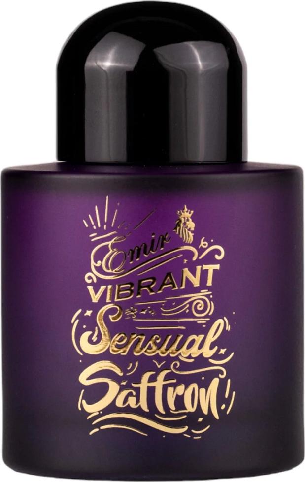 Flacon wody perfumowanej Emir Vibrant Sensual Saffron 100ml - orientalne perfumy męskie z szafranem w eleganckim opakowaniu marki Emir