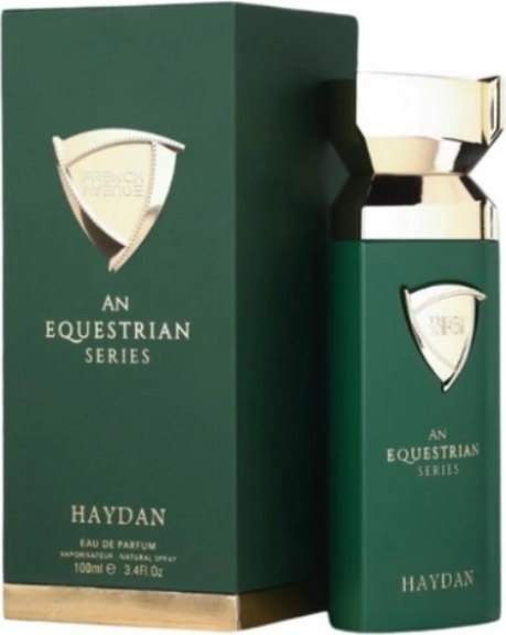 Flacon perfum French Avenue An Equestrian Series Haydan woda perfumowana dla mężczyzn 100ml z eleganckim opakowaniem marki French Avenue