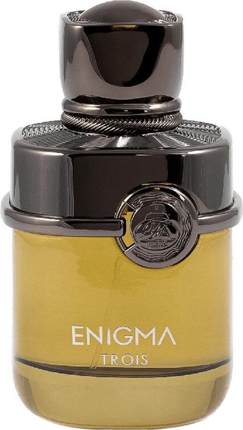 Flacon perfum French Avenue Enigma Trois woda perfumowana 100ml unisex z eleganckim opakowaniem na białym tle - luksusowe perfumy