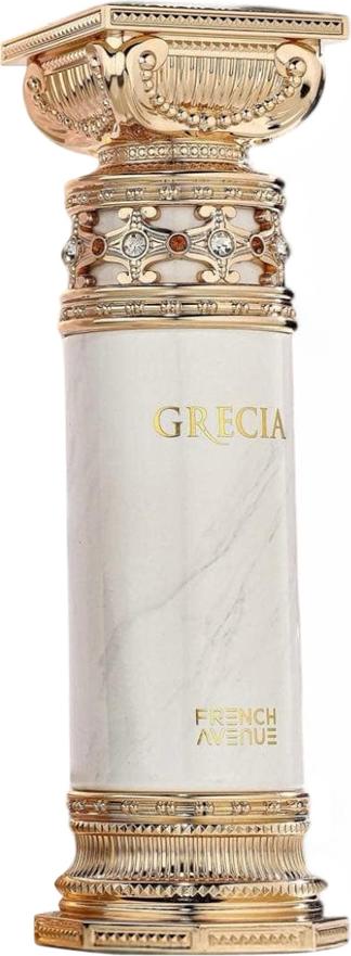 Flacon perfum French Avenue Grecia 100ml - luksusowe perfumy unisex w eleganckiej butelce z opakowaniem inspirowanym antyczną Grecją