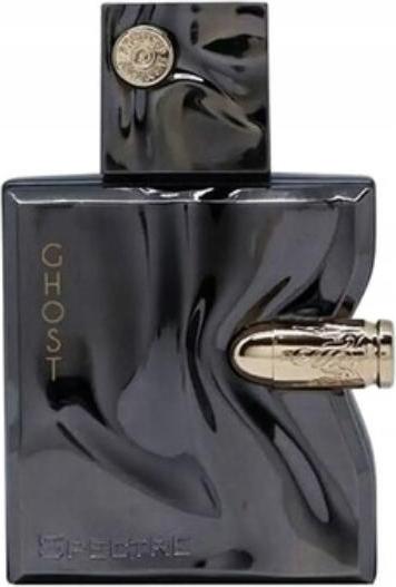 Flacon wody perfumowanej French Avenue Spectre Ghost 80ml dla mężczyzn - eleganckie opakowanie drzewno-aromatycznych perfum na białym tle