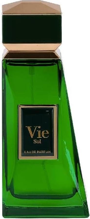 Flacon perfum French Avenue Vie Sol woda perfumowana 80ml na białym tle - eleganckie opakowanie damskich perfum cytrusowo-kwiatowych