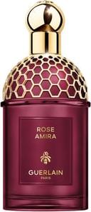 Flacon wody perfumowanej GUERLAIN Aqua Allegoria Rose Amira 125ml z eleganckim opakowaniem marki Guerlain na białym tle