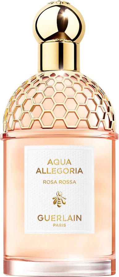 Flacon perfum GUERLAIN Aqua Allegoria Rosa Rossa eau de toilette z kwiatowo-owocowym zapachem bułgarskiej róży w eleganckim opakowaniu