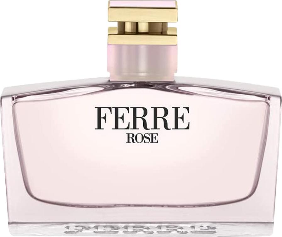 Flacon wody toaletowej Gianfranco Ferre Rose 100ml dla kobiet - eleganckie perfumy damskie z zapachem róży w stylowym opakowaniu marki Ferre