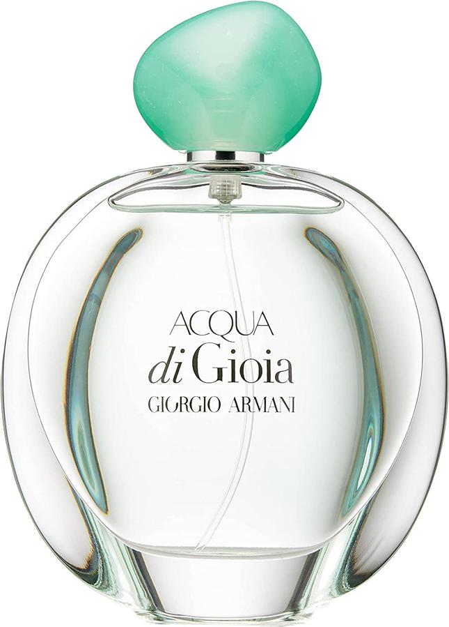 Flacon perfum Giorgio Armani Acqua di Gioia woda perfumowana 30ml w eleganckim opakowaniu na białym tle z logo marki Armani