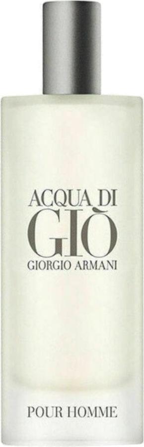 Flacon Giorgio Armani Acqua di Gio pour Homme woda toaletowa 15ml - kultowy męski zapach w eleganckiej butelce z logo marki Armani