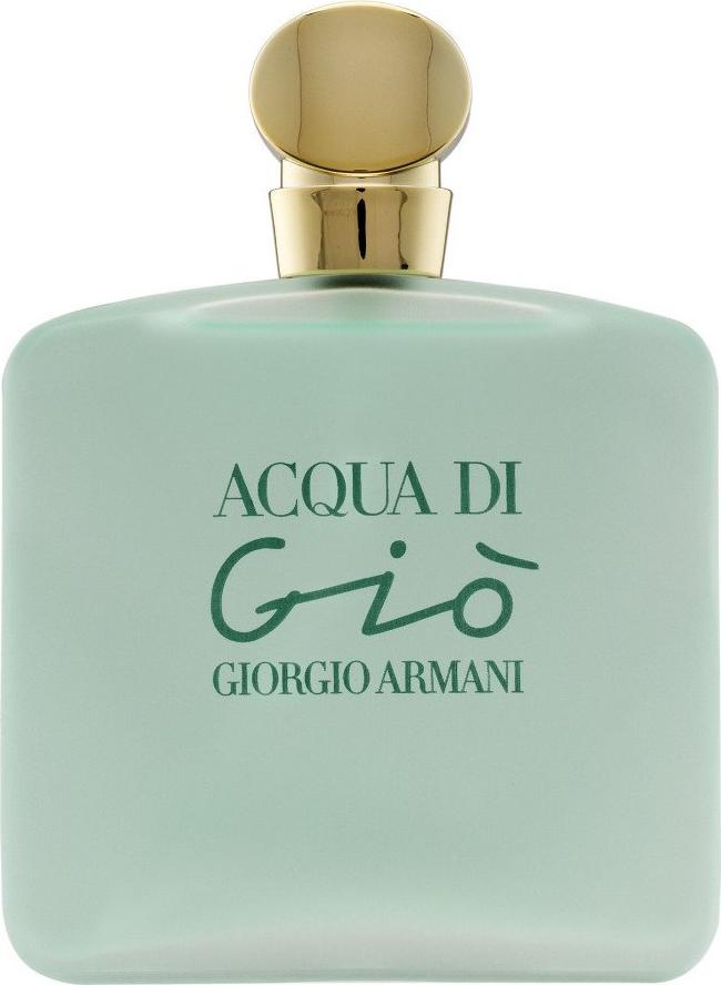 Flacon perfum Giorgio Armani Acqua di Giò Femme woda toaletowa 100ml z eleganckim opakowaniem na białym tle - luksusowe perfumy damskie