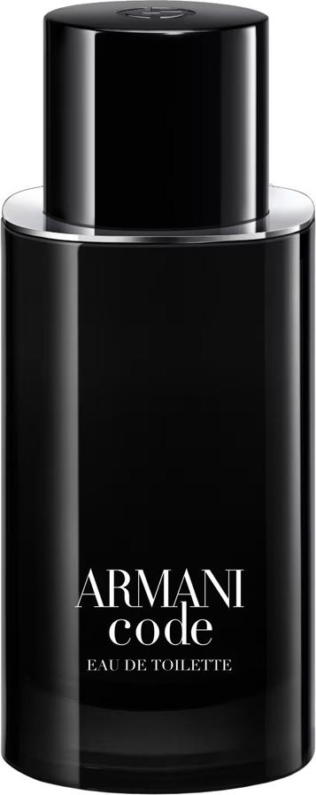 Giorgio Armani Code Eau de Toilette pour Homme 75ml w eleganckim czarnym flakonie - męska woda toaletowa drzewno-aromatyczna kompozycja