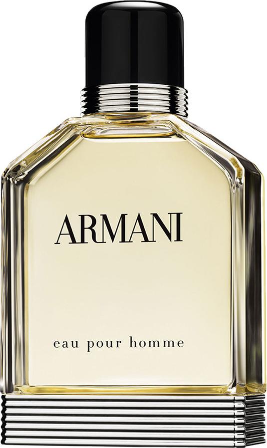 Flacon Giorgio Armani Eau pour Homme woda toaletowa 100ml - eleganckie szklane opakowanie klasycznych męskich perfum z logo Armani