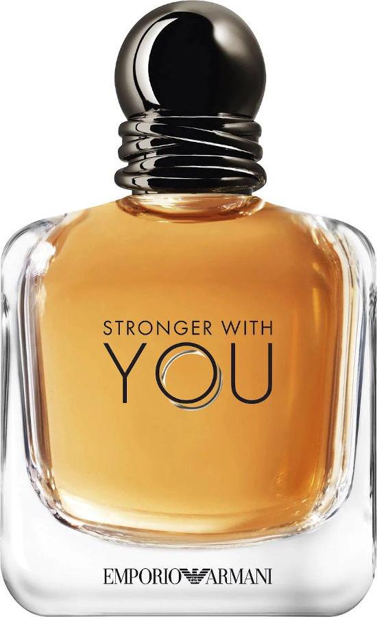 Flacon Giorgio Armani Stronger With You woda toaletowa 150ml dla mężczyzn w eleganckim opakowaniu na białym tle z logo marki Armani