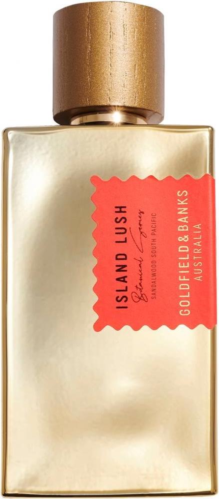 Flacon wody perfumowanej Goldfield & Banks Island Lush 100ml z eleganckim opakowaniem, luksusowe perfumy o tropikalnej kompozycji sandałowej