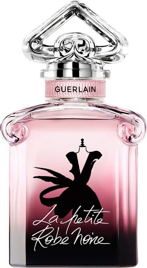 Flacon perfum Guerlain La Petite Robe Noire woda perfumowana 30ml w eleganckim opakowaniu z charakterystyczną czarną kokardką marki