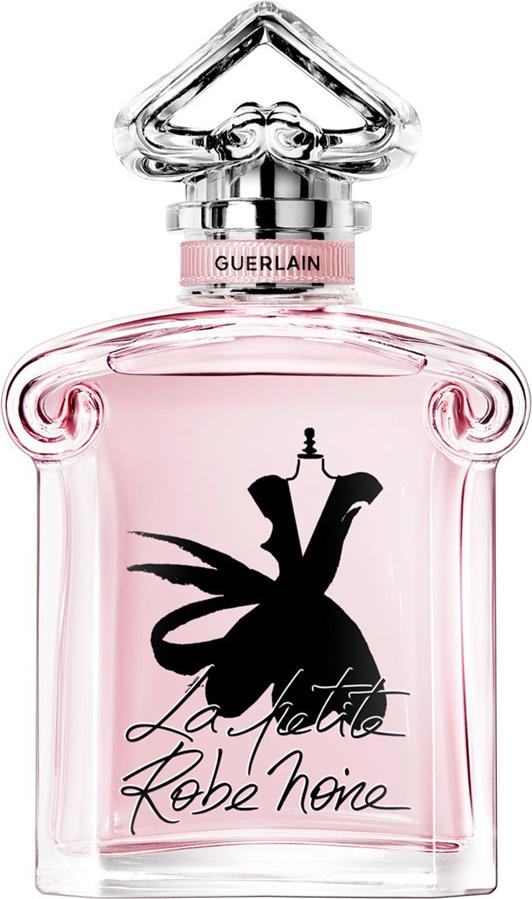 Flacon perfum Guerlain La Petite Robe Noire woda toaletowa 100ml w eleganckim opakowaniu na białym tle - luksusowe francuskie perfumy