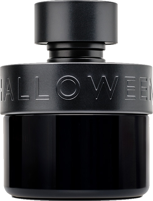 Flacon wody perfumowanej Halloween Man Mystery 50ml dla mężczyzn z eleganckim opakowaniem marki Halloween na białym tle