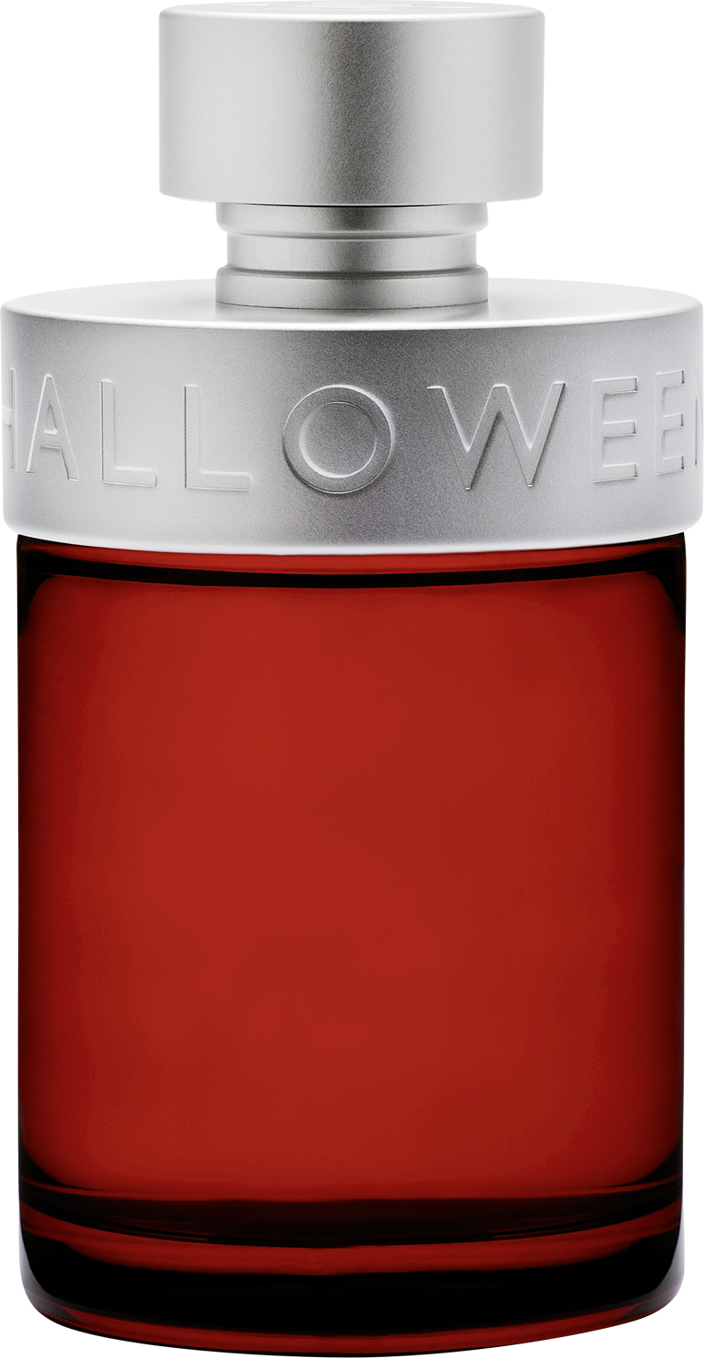 Flacon wody toaletowej J. del Pozo Halloween Man Rock On 125ml dla mężczyzn w eleganckim opakowaniu marki J. del Pozo na białym tle