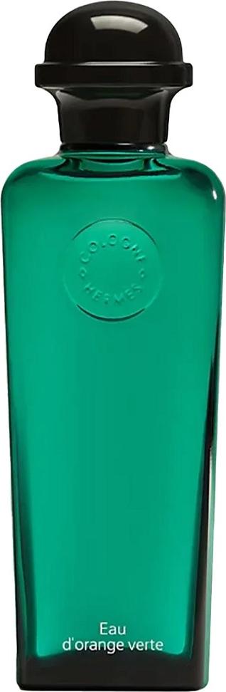 Flacon wody kolońskiej Hermes Eau D'Orange Verte 200ml unisex z charakterystycznym opakowaniem marki Hermes na białym tle