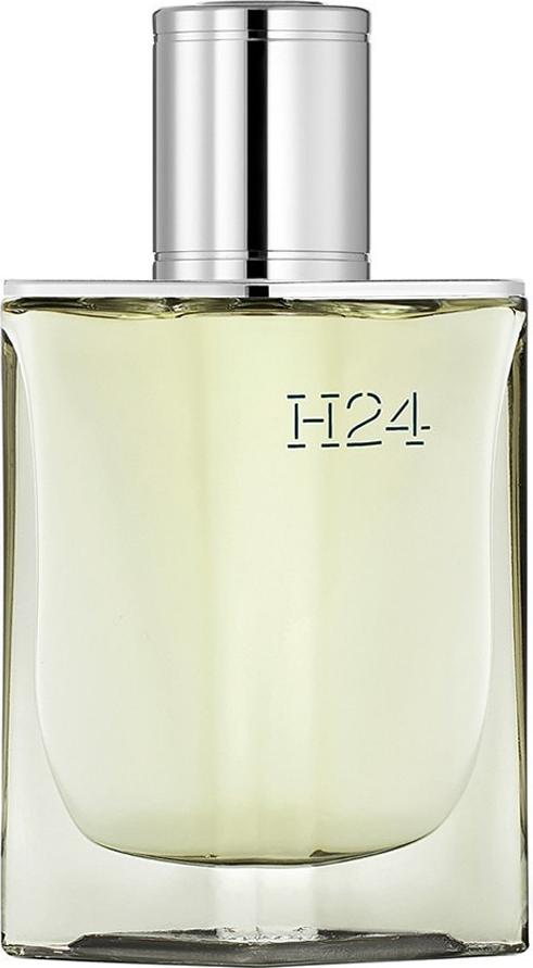 Flacon perfum Hermes H24 Eau de Parfum 50ml w eleganckiej butelce z logo marki Hermes, luksusowe męskie perfumy w stylowym opakowaniu
