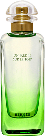 Flacon wody toaletowej HERMÈS Un Jardin sur le Toit z eleganckim opakowaniem, unisex perfumy inspirowane paryskim ogrodem na dachu domu mody