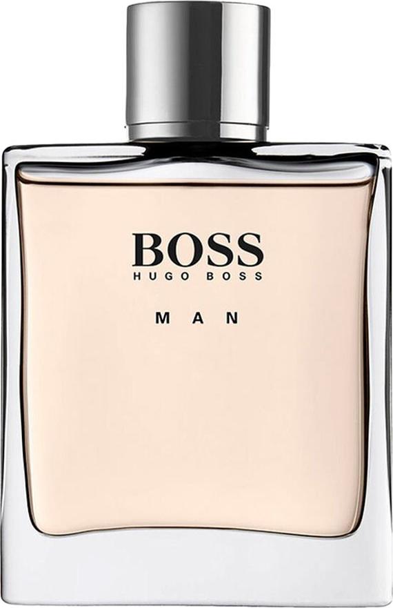 Flacon wody toaletowej Hugo Boss Boss Man 100 ml w stylowym opakowaniu, męskie perfumy z nutami jabłka, cytrusów i sandałowca