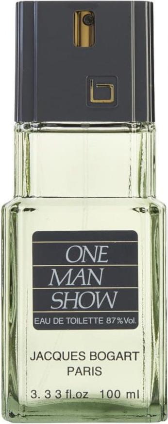Flacon wody toaletowej Jacques Bogart One Man Show 100ml - klasyczny męski zapach z eleganckim opakowaniem na białym tle