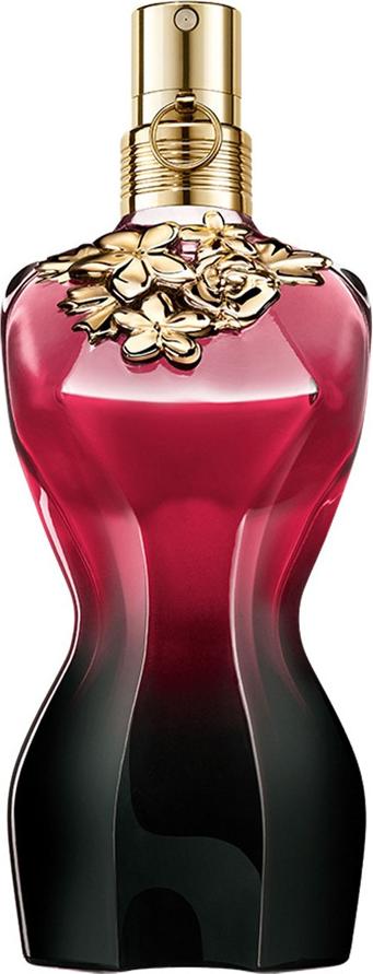 Flacon perfum Jean Paul Gaultier La Belle Le Parfum woda perfumowana 30ml dla kobiet na białym tle z eleganckim opakowaniem marki