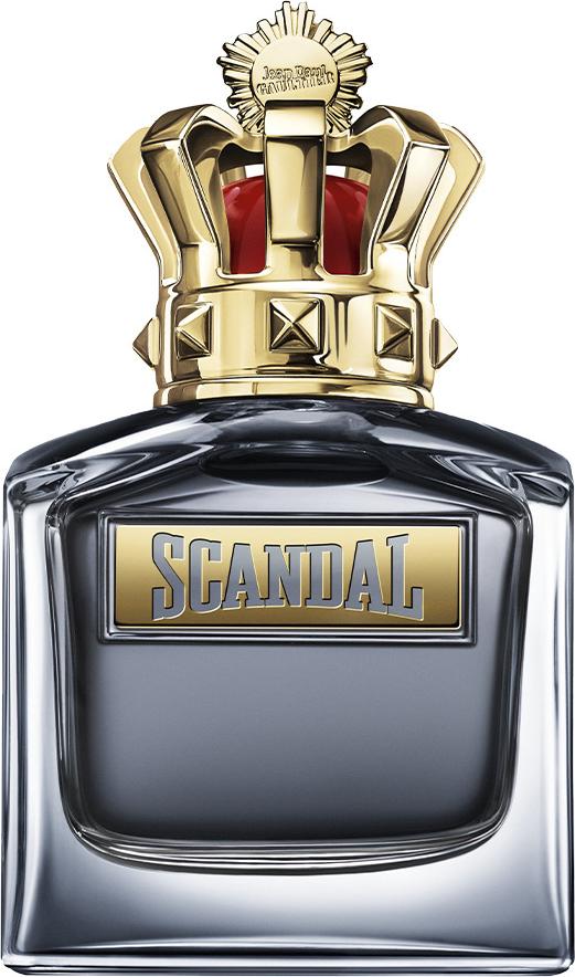 Flacon wody toaletowej JEAN PAUL GAULTIER Scandal Pour Homme w kształcie trofeum z drzewno-ambrową kompozycją zapachową dla mężczyzn