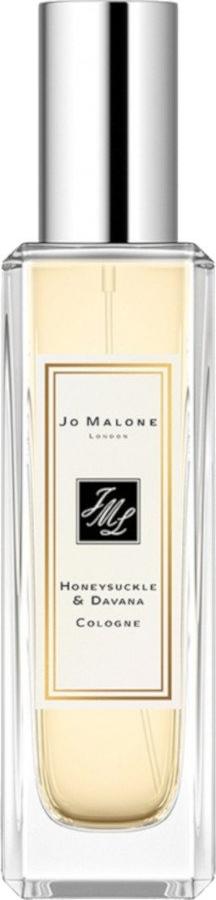Flacon wody kolońskiej Jo Malone Honeysuckle & Davana 30ml w eleganckiej butelce z charakterystycznym kremowym opakowaniem marki Jo Malone