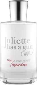Flacon perfum Juliette has a Gun Not a Perfume Superdose 100ml woda perfumowana z minimalistycznym opakowaniem marki na białym tle