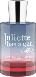 Flacon wody perfumowanej JULIETTE HAS A GUN Ode to Dullness na białym tle - eleganckie perfumy o minimalistycznej kompozycji zapachowej