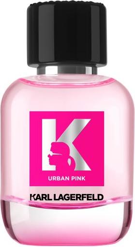 Flacon perfum Karl Lagerfeld Jeans Urban Pink for Woman 60ml woda perfumowana w różowym opakowaniu na białym tle