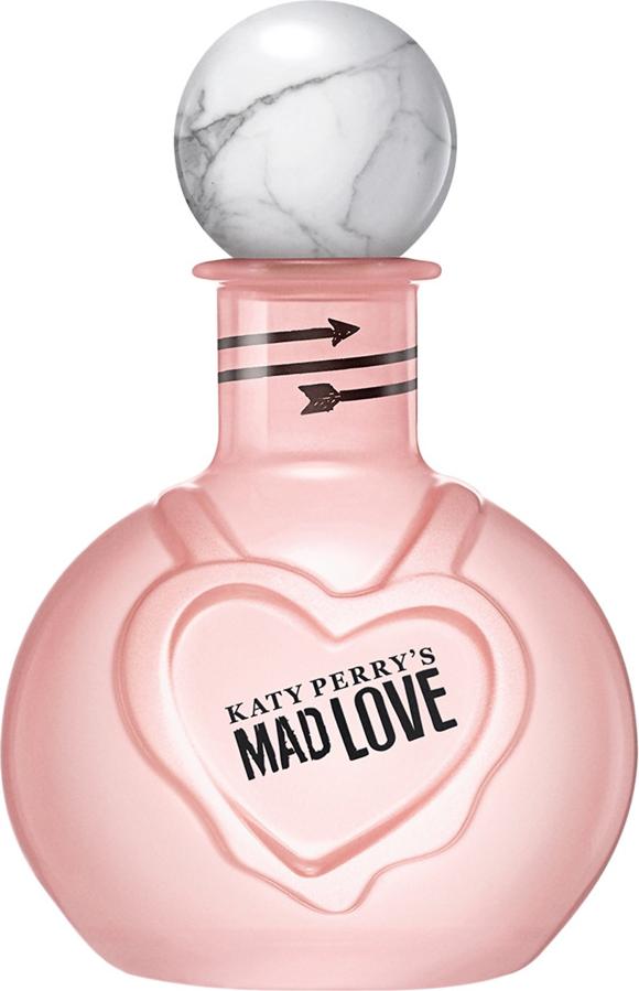 Flacon wody perfumowanej Katy Perry Mad Love 100ml w dziewczęcym opakowaniu - owocowo-kwiatowe perfumy dla kobiet z truskawką i piwonią