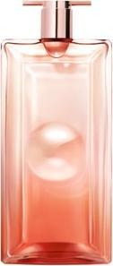 Flakon perfum LANCÔME Idôle Now woda perfumowana 50ml z ognistym designem na białym tle - luksusowe perfumy damskie marki Lancôme