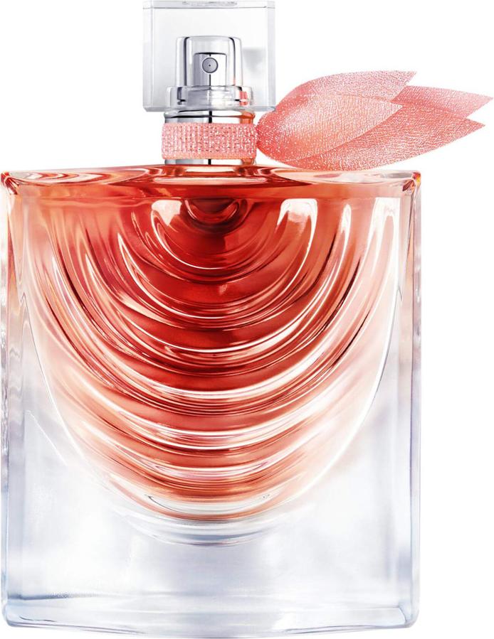Flacon wody perfumowanej LANCÔME La vie est belle Iris Absolu 30ml w kryształowym opakowaniu z logo marki na białym tle