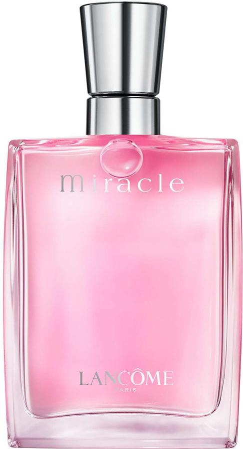 Lancome Miracle woda perfumowana 50ml w eleganckiej różowej butelce - kwiatowy zapach dla kobiet z nutami liczi i jaśminu