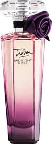 Flacon wody perfumowanej LANCÔME Trésor Midnight Rose 50ml z eleganckim różowym opakowaniem na białym tle - luksusowe perfumy damskie