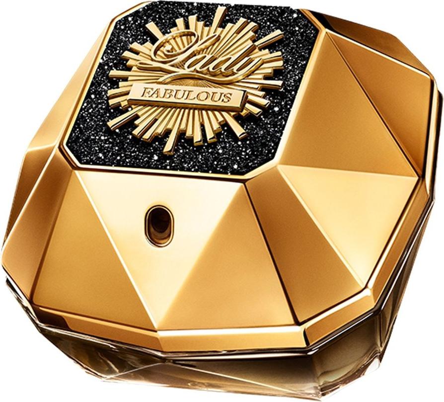 Paco Rabanne Lady Million Fabulous woda perfumowana 80ml w diamentowym flakonie na białym tle - luksusowe perfumy orientalno-kwiatowe