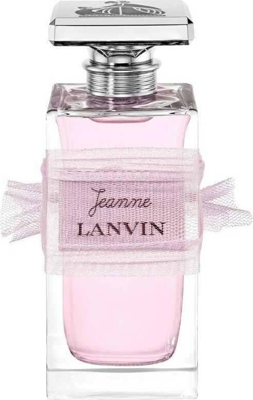 Flacon perfum Lanvin Jeanne woda perfumowana damska 50ml w eleganckim opakowaniu na białym tle z logo marki Lanvin widocznym na butelce