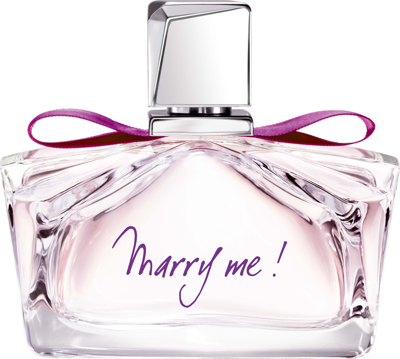 Flacon wody perfumowanej Lanvin Marry Me 75ml na białym tle - eleganckie opakowanie perfum z logo marki Lanvin dla kobiet
