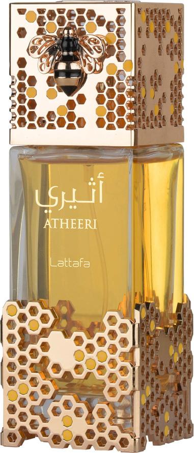Flacon perfum Lattafa Atheeri woda perfumowana 100ml w eleganckim opakowaniu marki Lattafa - kwiatowo-orientalny zapach dla kobiet